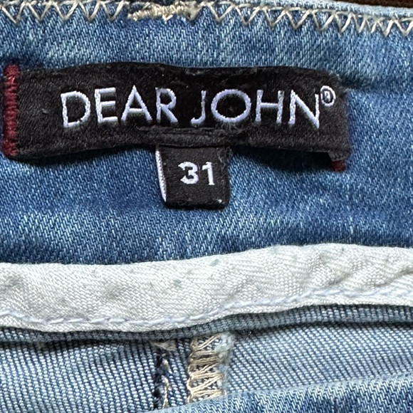 DEAR JOHN Classic Casual Blue Jean Shorts With Front & Back Pockets Sz 31. Waist - Picture 9 of 14